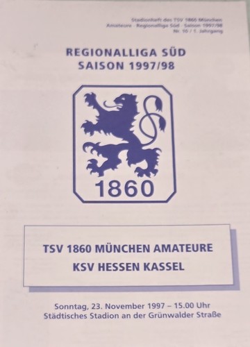 1997 reg süd - reg, 1860