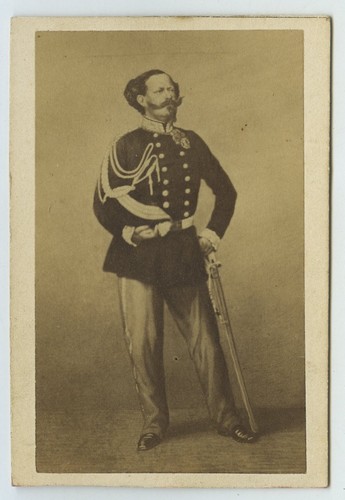 Cdv 1860 viktor emanuel - cdv,