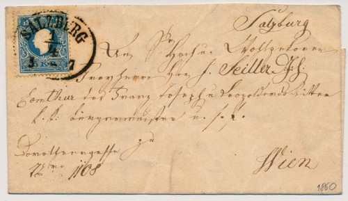 österreich 1860 15kr type - Österreich,