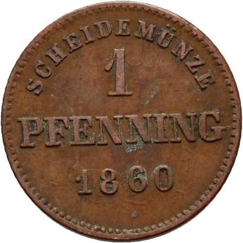 Bayern pfennig 1860 - pfennig,