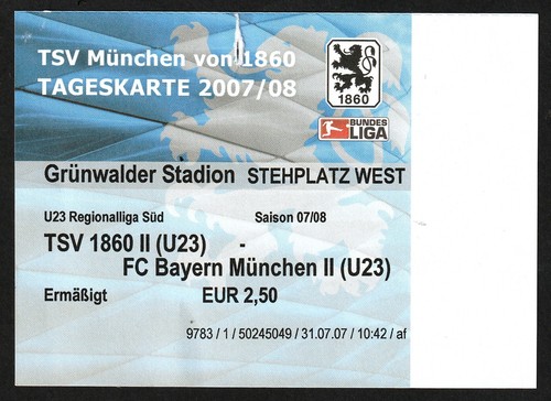Ticket 2007 tsv 1860 - |, |