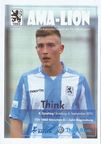 Stadionheft tsv 1860 - stadionheft ,