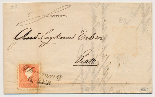 österreich 1860 5kr - 5kr,, ii