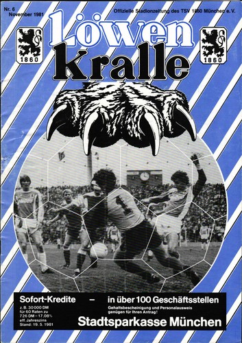82 tsv 1860 münchen - 81/82,